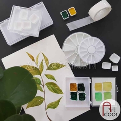Khay Hộp Pocket chiết màu nước, pan rỗng (nhiều loại)