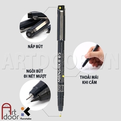 Bút line kháng nước Đen KURETAKE Zig (cây lẻ) - [xả kho]