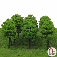 Cây Xanh làm mô hình, thủ công - Cây Thân sắt (14cm) - [xả kho]