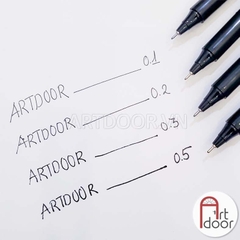 Bút line kháng nước Đen MAXON Sketch (cây lẻ) - 0.1 - [xả kho]