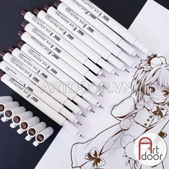 Bút line kháng nước Nâu MARVY Uchida (cây lẻ)