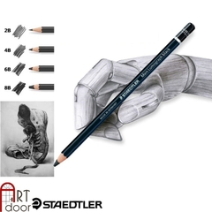 Bút chì than STAEDTLER Lumograph Black thân Đen (cây lẻ)