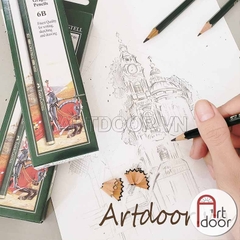 Bút chì phác thảo FABER CASTELL 9000 chống gãy (cây lẻ)