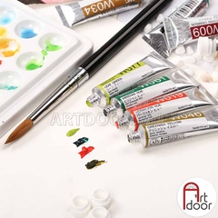 Màu Nước Tuýp HOLBEIN hạng hoạ sĩ 5ml lẻ (Đen/ Trắng/ Nhũ/ Pastel)