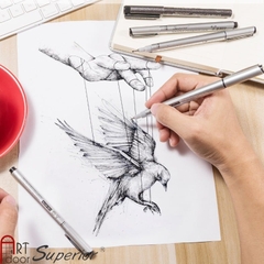 Bút line kháng nước Đen SUPERIOR (cây lẻ)