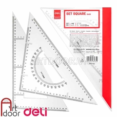 Thước vẽ kỹ thuật DELI Eke lớn (bộ 2 chiếc)