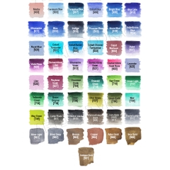 Màu Nước Nén WHITE NIGHTS hạng hoạ sĩ 2.5ml lẻ (full) - [xả kho]