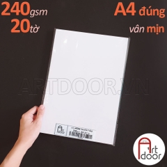 Giấy vẽ chì ROKI truyền thần, marker dày 240~250gsm (vân mịn)