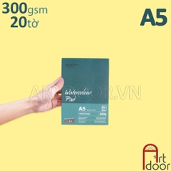 Sổ vẽ màu Nước GIORGIONE Pad dạng Xé dày 200~300gsm (vân nổi Cold)