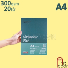 Sổ vẽ màu Nước GIORGIONE Pad dạng Xé dày 200~300gsm (vân nổi Cold)