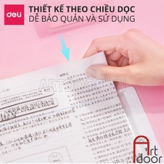 Bìa lá đựng tranh vẽ DELI màu Pastel (size A4)
