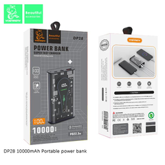Sạc Dự Phòng 3 IN 1 VDENMENV DP28 Dung Lượng 10000mAh hỗ trợ sạc siêu nhanh chuẩn PD kèm theo màn hình LED báo pin