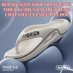 Dép xỏ ngón thời trang G00043 thiết kế hiện đại trẻ trung chất liệu EVA siêu đàn hồi mang vô cùng êm chân