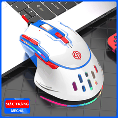 Chuột có dây K-Snake Q15 tốc độ chuột lên đến 6400DPI với đèn led RGB có thể điều chỉnh nhiều chế độ LED