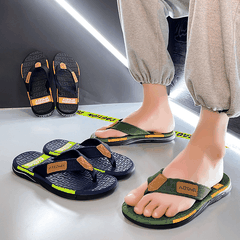 Dép xỏ ngon nam dép kẹp nam AIZOMR G00040 thiết kế họa tiết 3D nổi với chất liệu xốp EVA mềm mại mang vô cùng êm chân