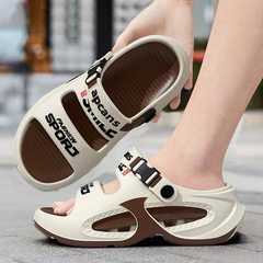 Dép quai ngang nam thời trang G00059 thiết kế siêu nhẹ chất liệu nhựa EVA đàn hồi tốt mang êm chân chống thấm nước