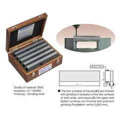 Bộ căn mẫu song song SUPER - #PPP200FA  (Thin type precision steel parallel set)