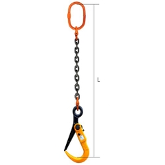 Kondotec Việt Nam | Kondotec Chain Sling with Hook for Steel Plates M-SLH3N-3Tx1.5M MW6124839
