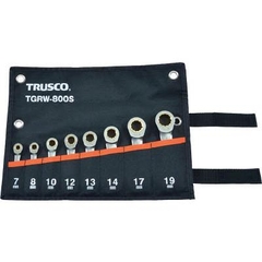 Bộ cờ lê răng thân ngắn Trusco - # TGRW-800S (Ratchet Cobination Wrench)