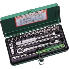 Bộ khẩu tay vặn 1/4 inch cao cấp Tone - #1800M