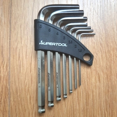 Bộ lục giác đầu bi thân ngắn SUPERTOOL -# HKSB7S | HKSB9S