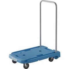 Xe đẩy hàng siêu nhẹ 100Kg Trusco - # M​P​-​6​0​3​9​N​-​B ( Light-Duty Resin Trolley KOMAWARIKUN)