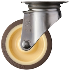 Hammer Caster Việt Nam | Hammer plate type caster 300S series (nylon wheel urethane wheel/stainless steel fittings) Flexible MW2827590