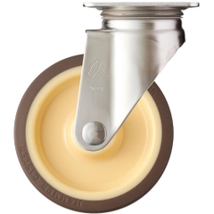 Hammer Caster Việt Nam | Hammer plate type caster 300S series (nylon wheel urethane wheel/stainless steel fittings) Flexible MW3301273