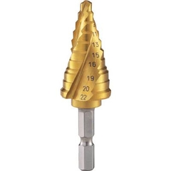 Mũi khoan tầng Trusco - #3S-NMS-22G (Three Piece Blade Spiral Nice Mighty Step Drill)