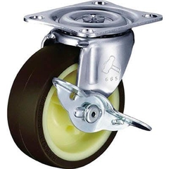 Bánh xe nâng Hammer Caster - #415G-UR75-BAR01 (Nylon Wheel Urethane Caster)