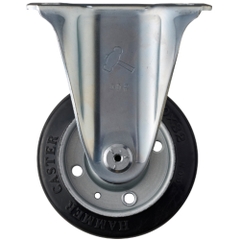 Hammer Caster Việt Nam | Hammer Hammer Plate type caster 400S series (pressed rubber wheel) Fixed MW8142254