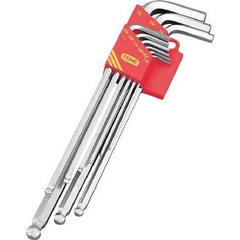 Bộ lục năng thân dài hệ inch 9Pc TONE - # BLB900S (Long Ball-Point Hexagonal Wrench (Inch Size)