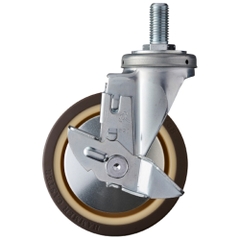 Hammer Caster Việt Nam | Hammer screw-in caster 420SA series (urethane wheel with nylon wheel B) with swivel stopper MW3670384