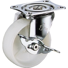Hammer Caster Việt Nam | Hammer plate type caster 420G series (nylon wheel) with swivel stopper MW2218984