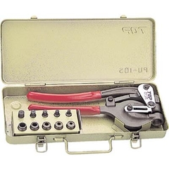 Bộ kìm bấm lỗ 11 chi tiết TOP - # PU-105 (Hand Punch Set)