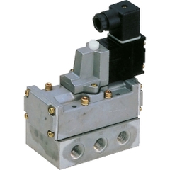 CKD Việt Nam | CKD pilot operated 5 port valve SELEX valve 4F4 series sub plate piping MW1103105