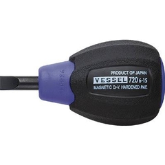 Tô vít thân ngắn 2 cạnh cỡ 6mm Vessel - # 720-6-15 (Super Cushion Screwdriver)
