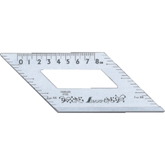 SHINWA Việt Nam | Shinwa stop type ruler with scale MW8163905