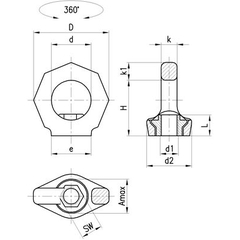Ma ní treo M8- M30 BRW - # 862132