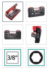 JL.DBOX1 - Bộ khẩu tay vặn 3/8 inch FACOM - #427011