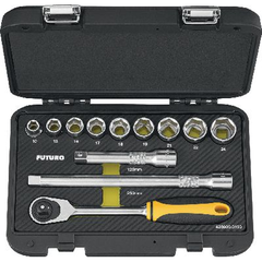 Bộ khẩu, tuýp vặn 1/2 inch gồm 12 chi tiết  FUTURO- #428600