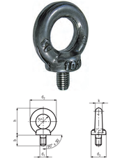 Ma ní - Móc treo inox M8 - M30 BRW - # 862118