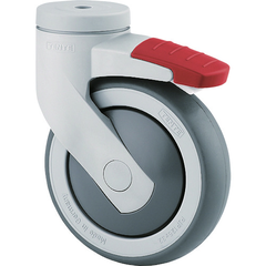 TENTE Việt Nam | Tente Caster Plastic Caster "LEVINA" (Elastomer Wheel) φ150 Swivel (with Total Lock) MW1154279