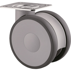 TENTE Việt Nam | Tente Caster High-performance swivel double-wheel caster "LINEA" (urethane wheels) φ125 Swivel type MW1154283