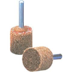 3M Việt Nam | 3M Scotch-Brite Uniwheel with Shaft (Shaft Diameter 6mm) #220 equivalent Light Brown Scotch-Brite(TM) Spindle Mounted Unitized Wheel MW1263391