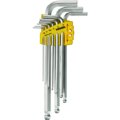 VESSEL Việt Nam | VESSEL Fully tightening ball point wrench set of 9 8309BP Opposite sides 1.5, 2, 2.5, 3, 4, 5, 6, 8, 10 Ball Point Wrench 9-piece set MW1676910