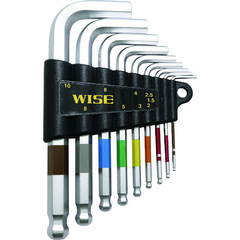 WISE Việt Nam | WISE Ball Point Hexagonal Wrench Set of 9 (Short, Comfortable Type) Ball Point Wrench Set MW2261639