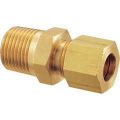 FUJITOKU Việt Nam | Fujitoku Brass Half Union Φ10 x 1/2B for Copper Pipes, Bite-type Fitting Metals Protect Formula Pipe Coupler MW2518554