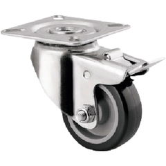 TENTE Việt Nam | Tente Caster Plate-type Caster "AGILA" (Polyurethane Wheels) φ50 Swivel (with Wheel Lock) MW2574520