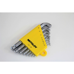MITOLOY Việt Nam | MITOLOY L-type hollow wrench ball point stubby short mm holder set of 8 Hollow Wrench(L-type)(Ball-Point)Stubby-Short MW3258661